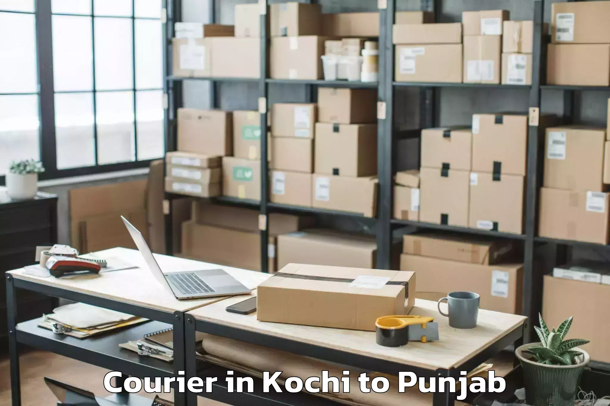 Easy Kochi to Dasuya Courier Booking